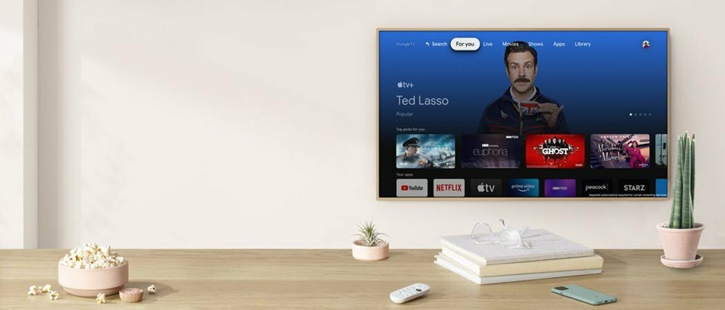 Apple TV prihaja v Chromecast z Google TV