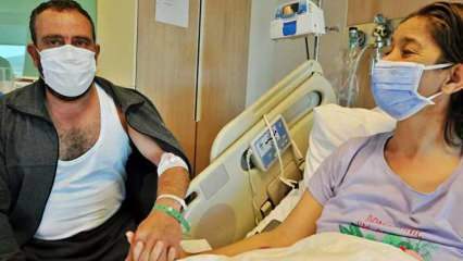 İpek Koca, ki je bil soočen z bolnišničnim šokom, je ženi dal ledvico!