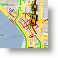 Promet v živo za Google Maps za arterijske ceste