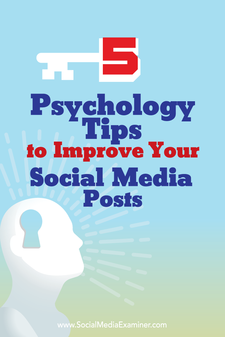 psihološki nasveti za izboljšanje objav v družabnih medijih