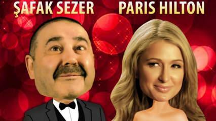 Razkrilo se je srečanje Şafak Sezer in Paris Hilton!