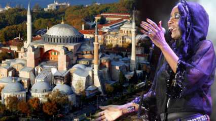 Podpora ameriške pevke Delle Miles, da odpre Hagia Sophia za čaščenje
