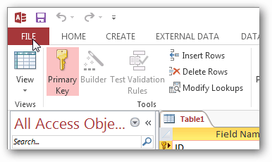 trak pisarniške datoteke