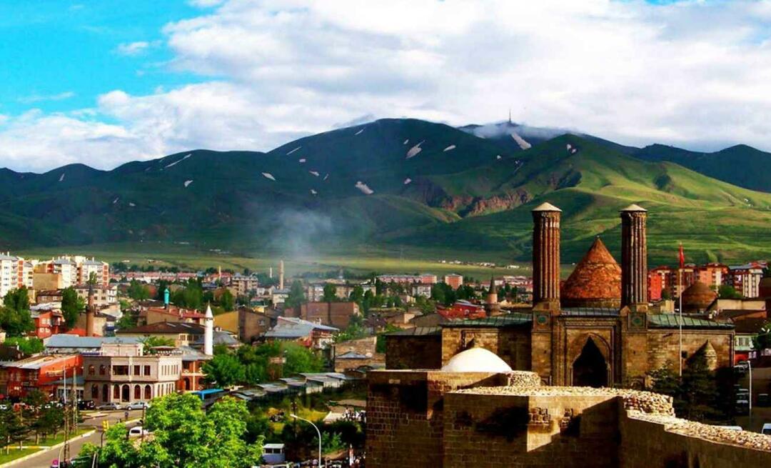 Kje je Erzurum? Katere kraje je treba obiskati v Erzurumu? Kako priti do Erzuruma?