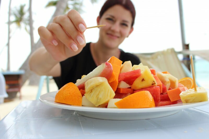 uživanje sadja v prehrani
