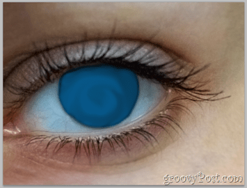 Osnove Adobe Photoshop - Barva zamazanega človeškega očesa