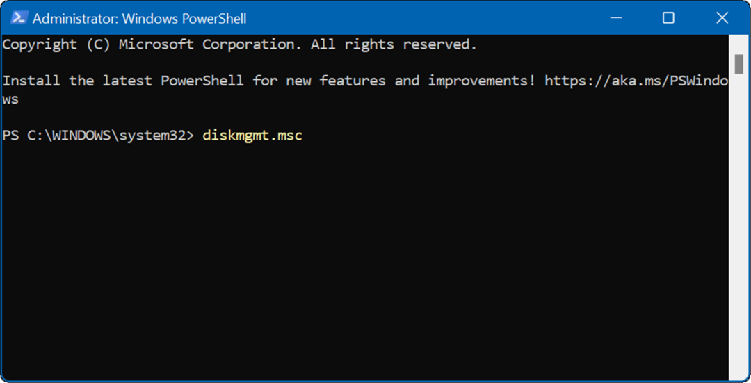 diskmgmt_msc odprite upravljanje diska v sistemu Windows 11