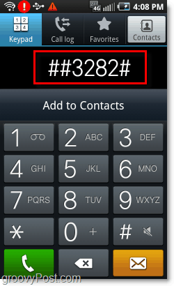 vnesite ## 3282 #, kjer boste potrebovali svojo msl kodo
