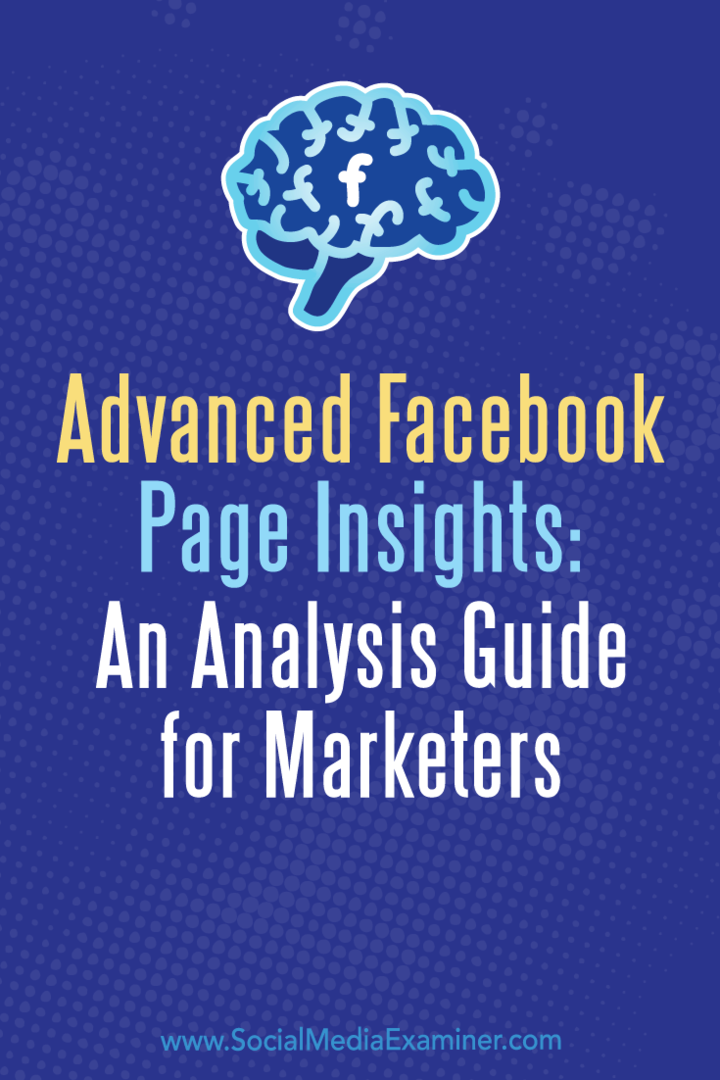 Advanced Facebook Page Insights: Analizni vodnik za tržnike: Izpraševalec socialnih medijev