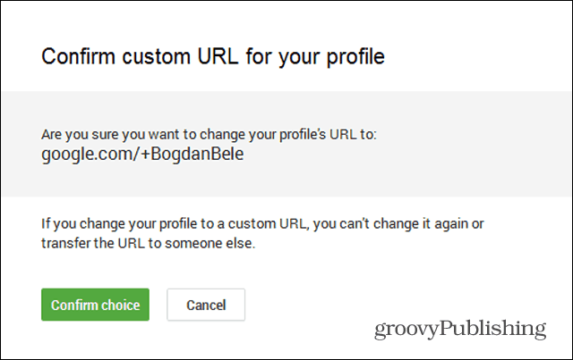 Kako pridobiti URL po meri za svoj profil v storitvi Google+