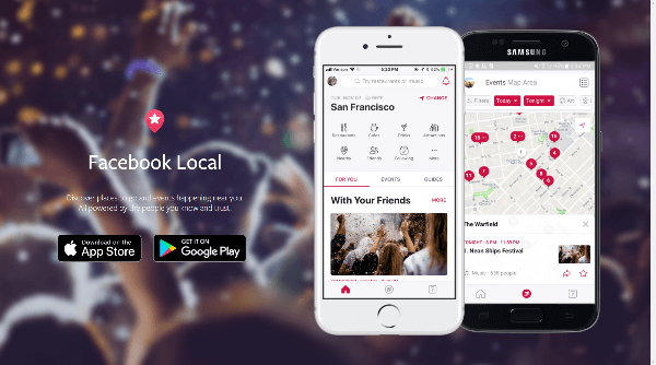 Facebook je predstavil Facebook Local, novo aplikacijo, ki vam omogoča brskanje po vseh prijetnih stvareh, ki se dogajajo tam, kjer živite ali kam potujete.