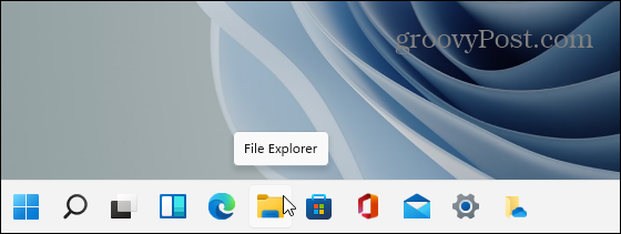 Ikona raziskovalca datotek Windows 11 opravilna vrstica