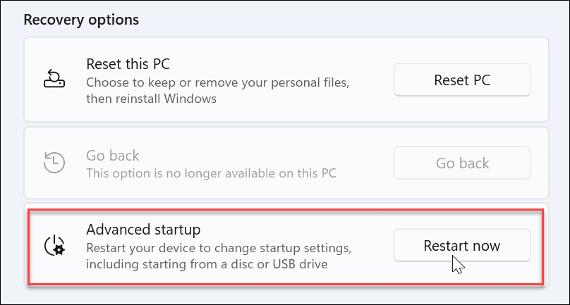 Odprite BIOS v sistemu Windows 11