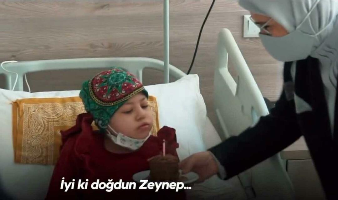 Emine Erdoğan obiskala otroke z rakom