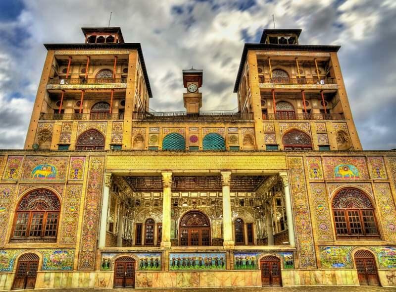 Notranjost palače Golestan