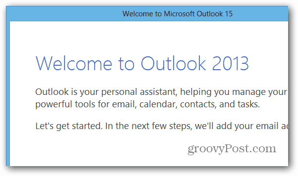 Outlook v Office 2013