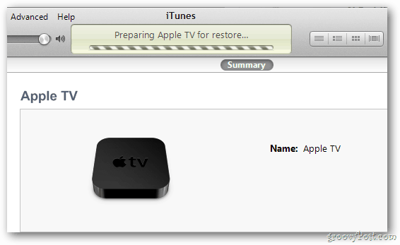 Apple TV obnovi napredek