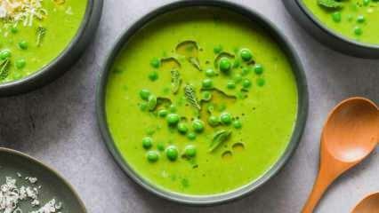 Recept za juho iz zelenega graha! Kako pripraviti prijetno grahovo juho?