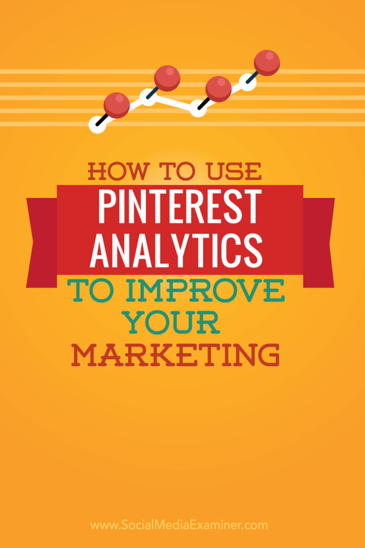Kako uporabiti Pinterest Analytics za izboljšanje trženja: Izpraševalec socialnih medijev