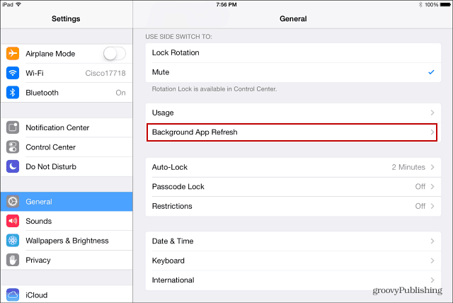 Nasveti za upravljanje aplikacij v iOS 7