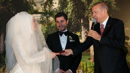 Erdogan in Temel Karamollaoğlu sta se skupaj poročila na poroki