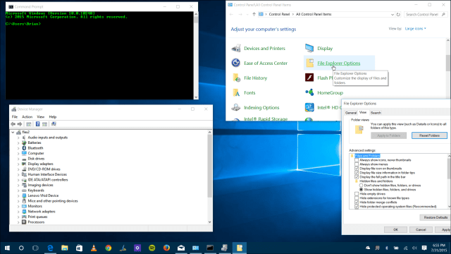 Tradicionalni pripomočki Windows 10