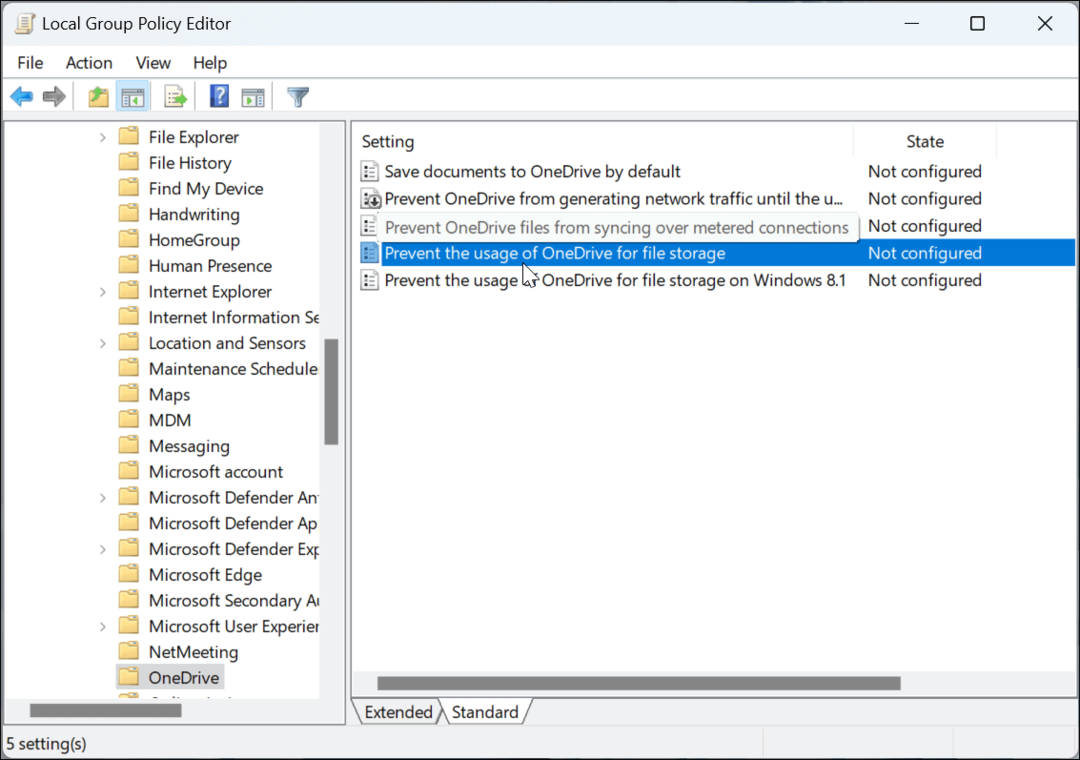 Kako onemogočiti OneDrive v sistemu Windows 11