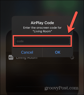 geslo za iphone airplay