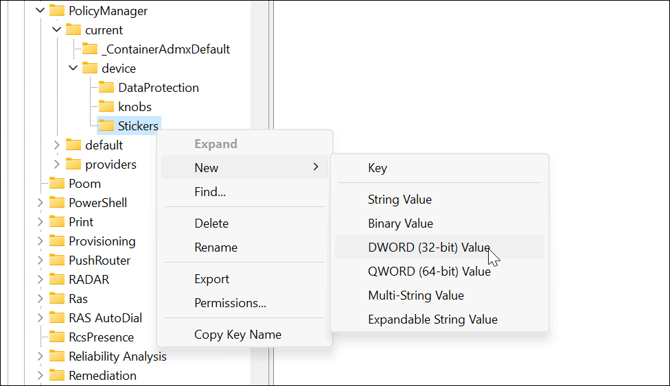 Omogočite nalepke za namizje v sistemu Windows 11
