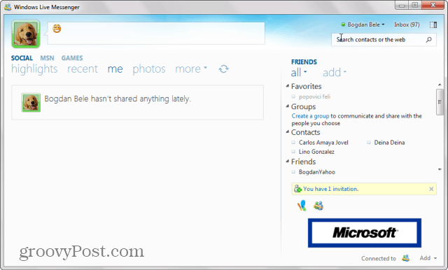Kako vrniti Windows Live Messenger nazaj