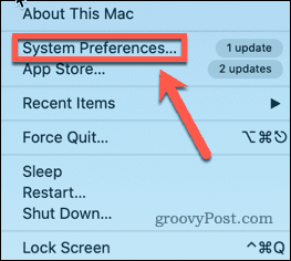 sistemske nastavitve mac
