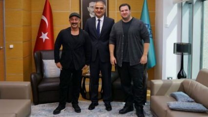 Srečanje z ministrom za kulturo Ersoyem Cem Yılmazom in Şahanom Gökbakarjem