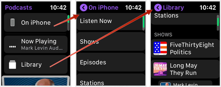Podcasti Apple Watch
