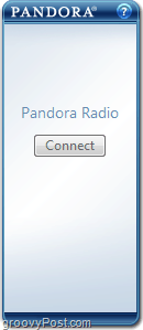 gumb za povezavo za zagon pripomočka za pandora Windows 7