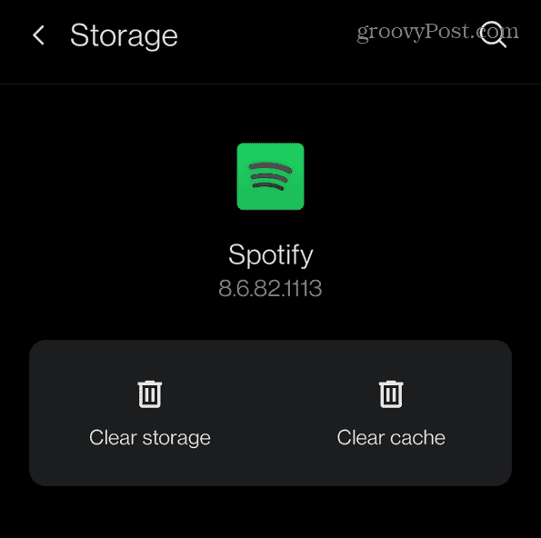 počistite predpomnilnik Spotify Spotify Android