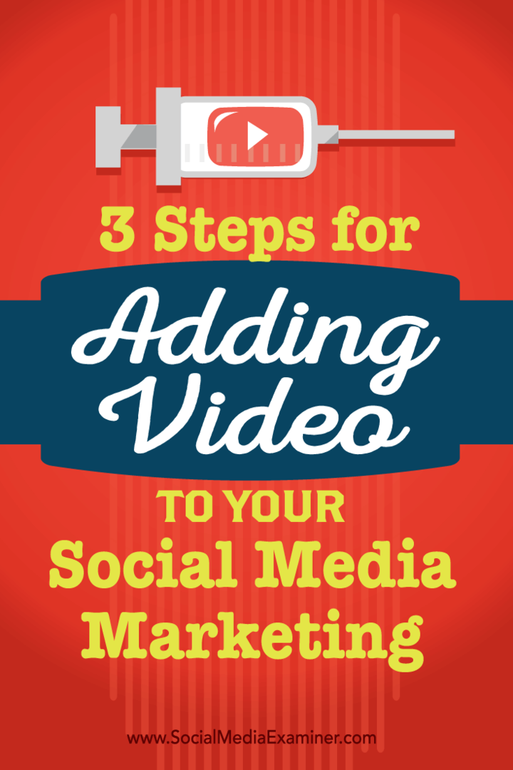 3 koraki za dodajanje videoposnetkov v trženje za družbena omrežja: Izpraševalec socialnih medijev