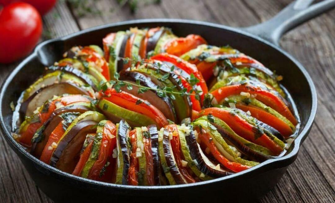 Kako narediti najlažji recept za Ratatouille? Nasveti za jed Ratatouille