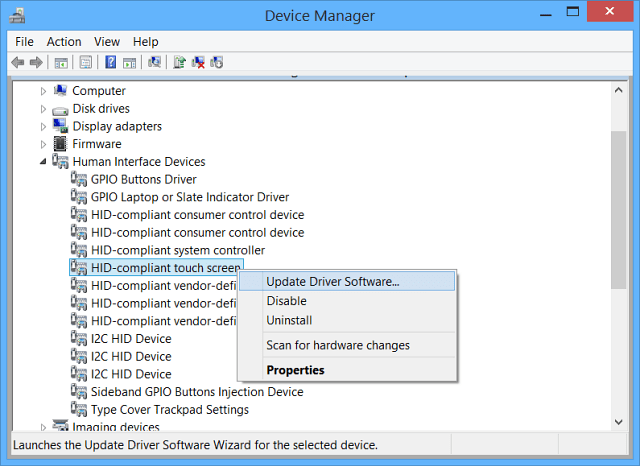 Kako popraviti zaslon na dotik Windows 8.1, ki se ne odziva