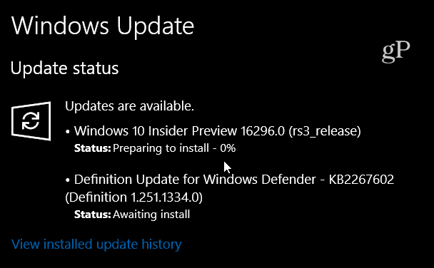 Microsoft izdaja Windows 10 Preview Build 16296 za PC