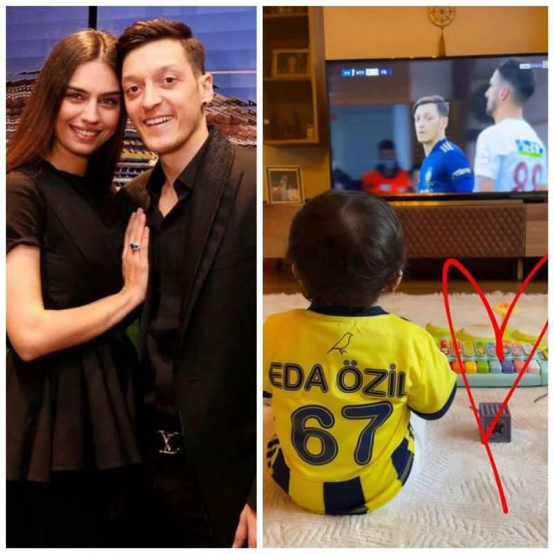 Mesut Özil je s svojo hčerko, ki jo imenuje "moja mala princesa", delil počitniško pozi!