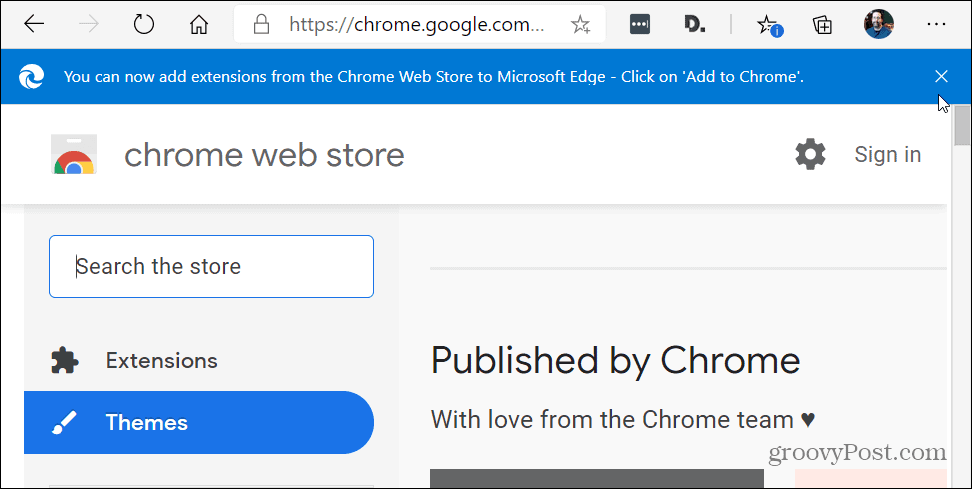 Teme spletne trgovine Chrome