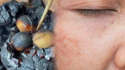 Mešanica orehov in olivnega olja, ki odstranjuje madeže in opekline na obrazu!