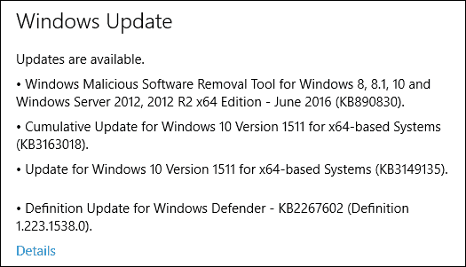 Na voljo nova posodobitev računalnika za Windows 10 KB3163018 Build 10586.420 (Mobile Too)