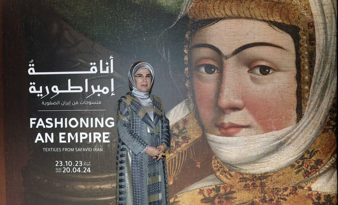 Obisk prve dame Erdoğan v Katarskem muzeju islamske umetnosti! 
