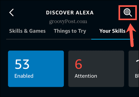 veščine iskanja Alexa