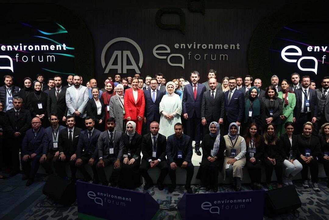Emine Erdoğan se je udeležila Mednarodnega okoljskega foruma
