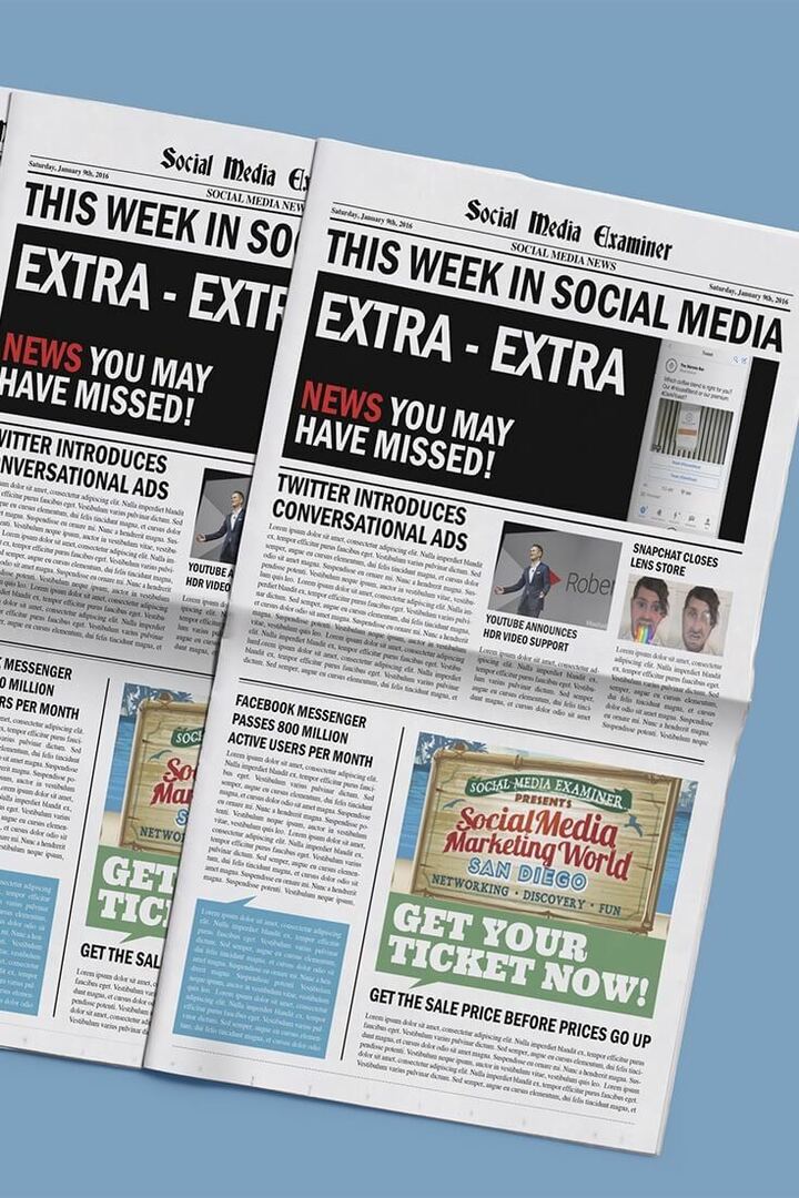 Twitter uvede pogovorne oglase: ta teden v družabnih medijih: Social Media Examiner