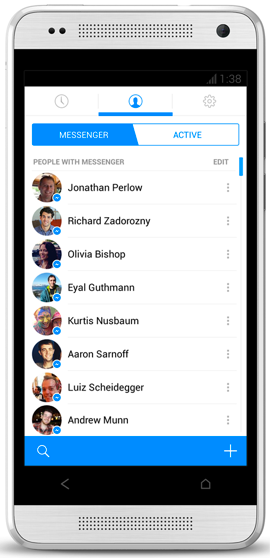 facebook messenger izkušnja za android