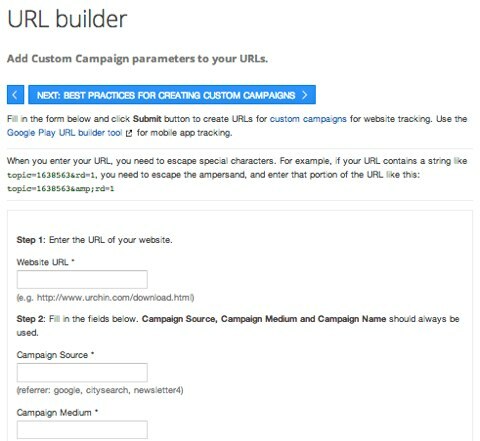 google url builder