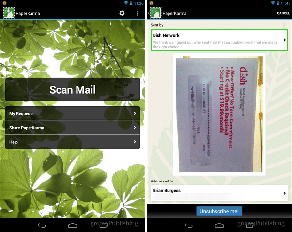 Kako ustaviti neželeno pošto z aplikacijo PaperKarma Mobile